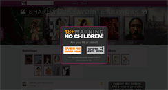 Desktop Screenshot of eroticartvillage.com